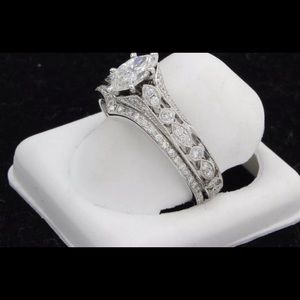 Jewelry - Marquis cut diamond engagement ring set Jewelry - Marquis cut diamond engagement ring set
